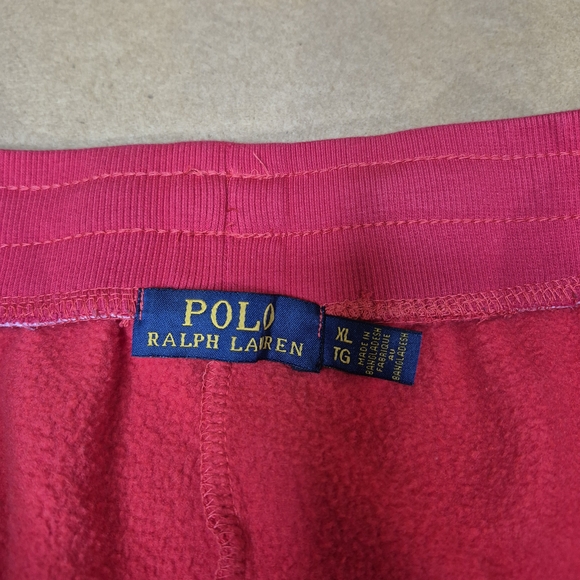 Polo by Ralph Lauren Red Track Pants & Hoodie Set - Picture 4 of 14